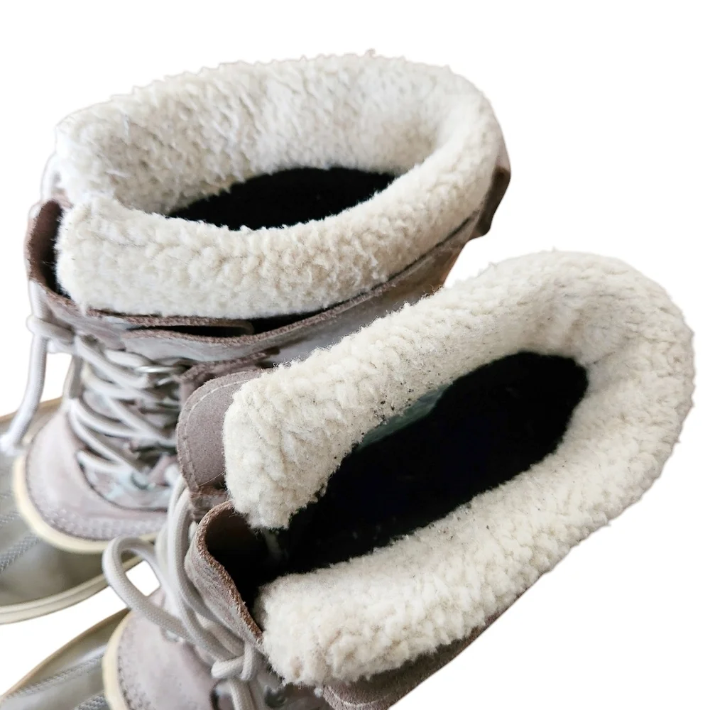 Sorel Laurel Leaf 1964 Diamond Boots | Size 10 | Waterproof Winter Lace-Up - Picture 7 of 14